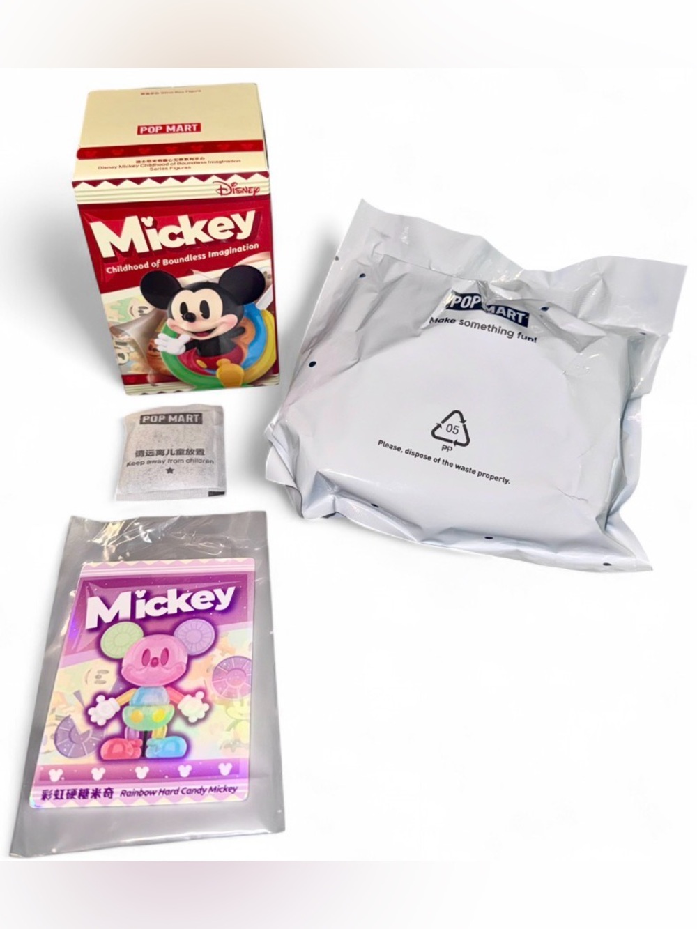 🌈 POP MARTxDisney Childhood of Boundless Imagination Rainbow Hard Candy Mickey